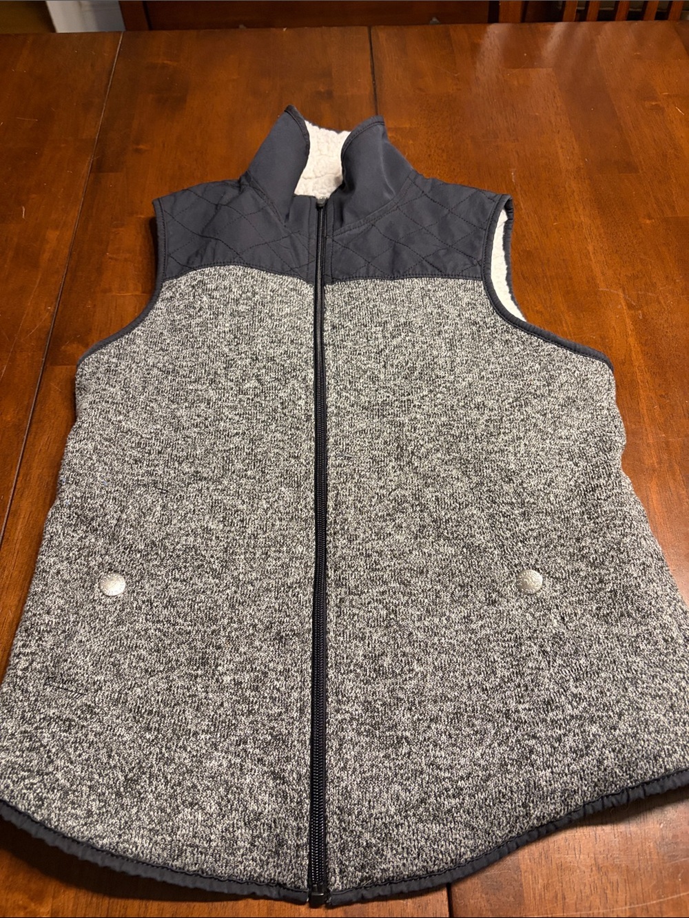 Abercrombie & Fitch Cream Sherpa Jacket